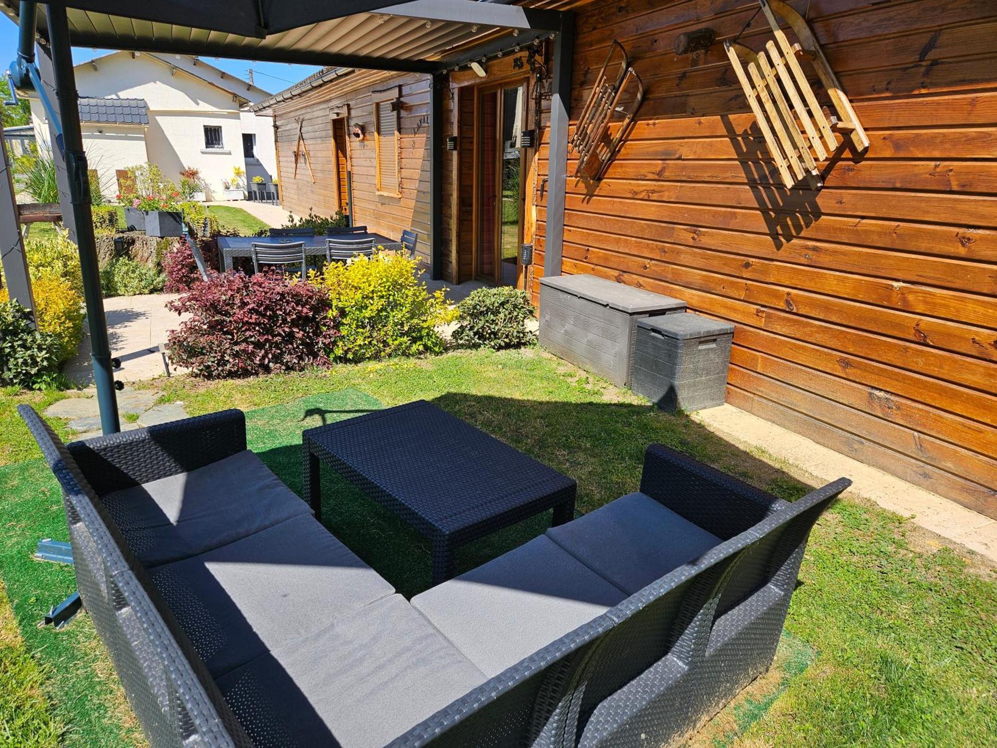 Chez Lavalou Gite 4* Chaleureux En Bois Lannemezan Esterno foto