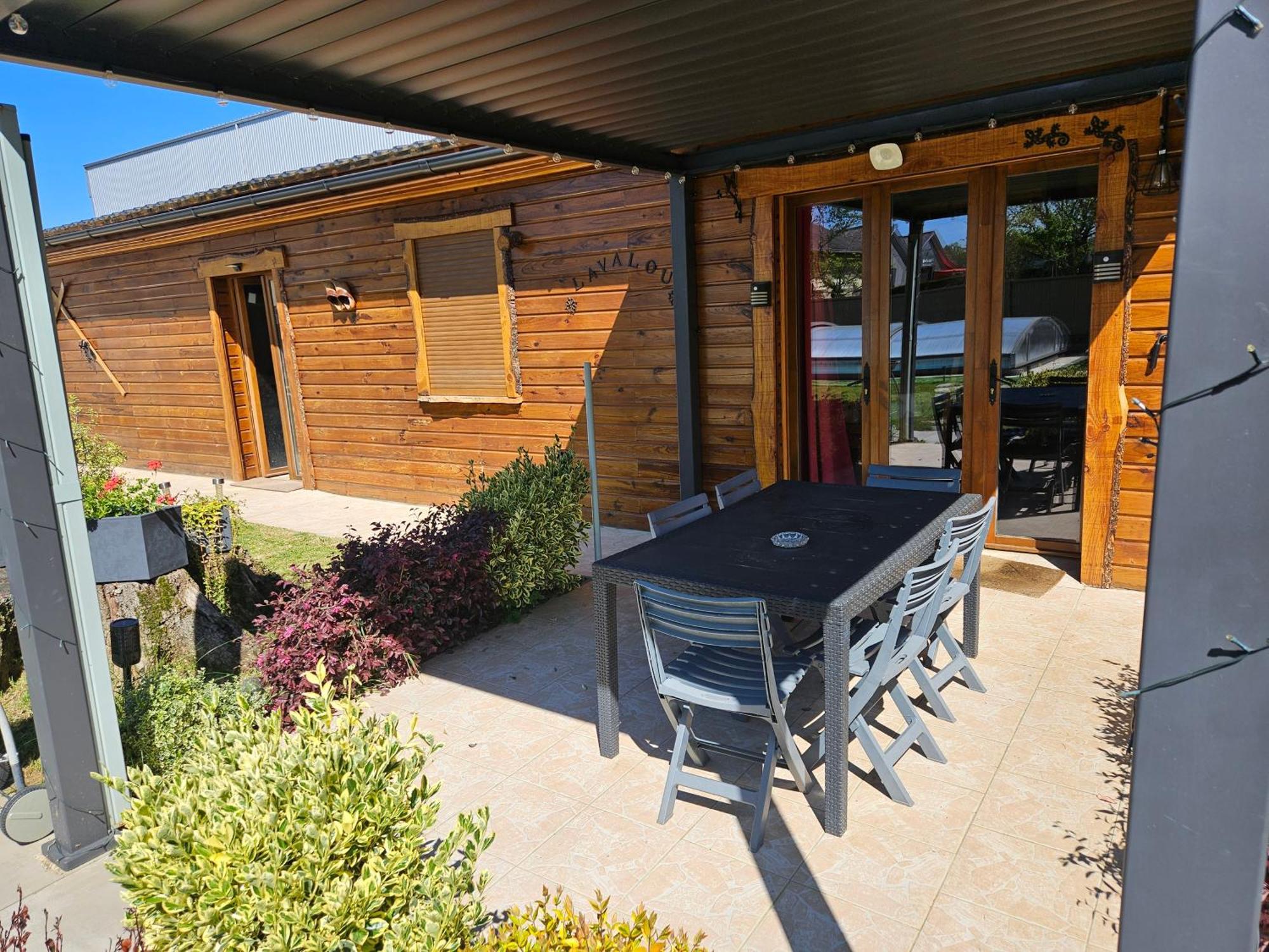 Chez Lavalou Gite 4* Chaleureux En Bois Lannemezan Esterno foto